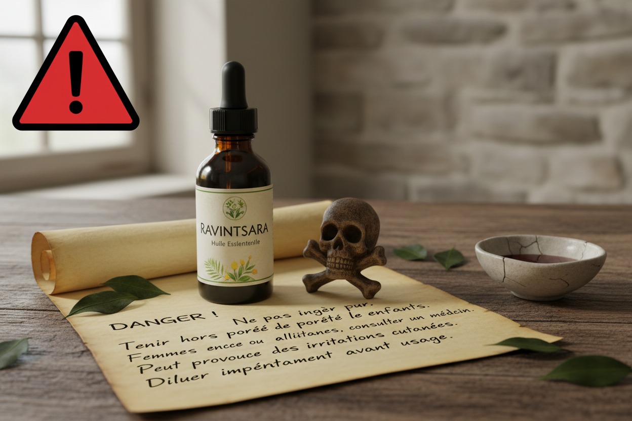 Huile essentielle de Ravintsara et les dangers