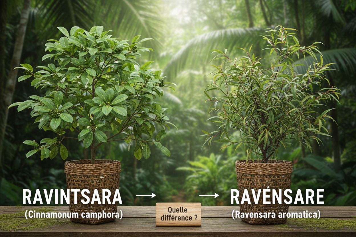 Ravintsara et ravensare : quelle différence ?