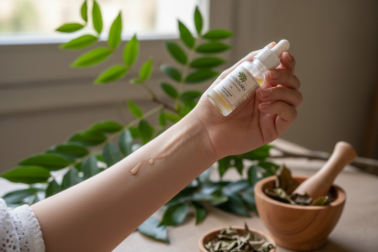 utilisation cutanée de l'huile essentielle du Ravintsara 